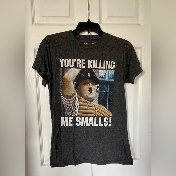 Sandlot You’re Killing Me Smalls Women’s Graphic T-shirt Charcoal Gray Small - Picture 1 of 2
